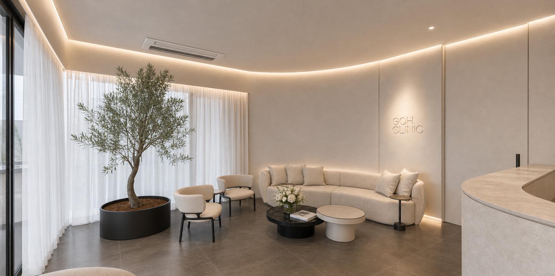 Área de espera da GOH Clinic
